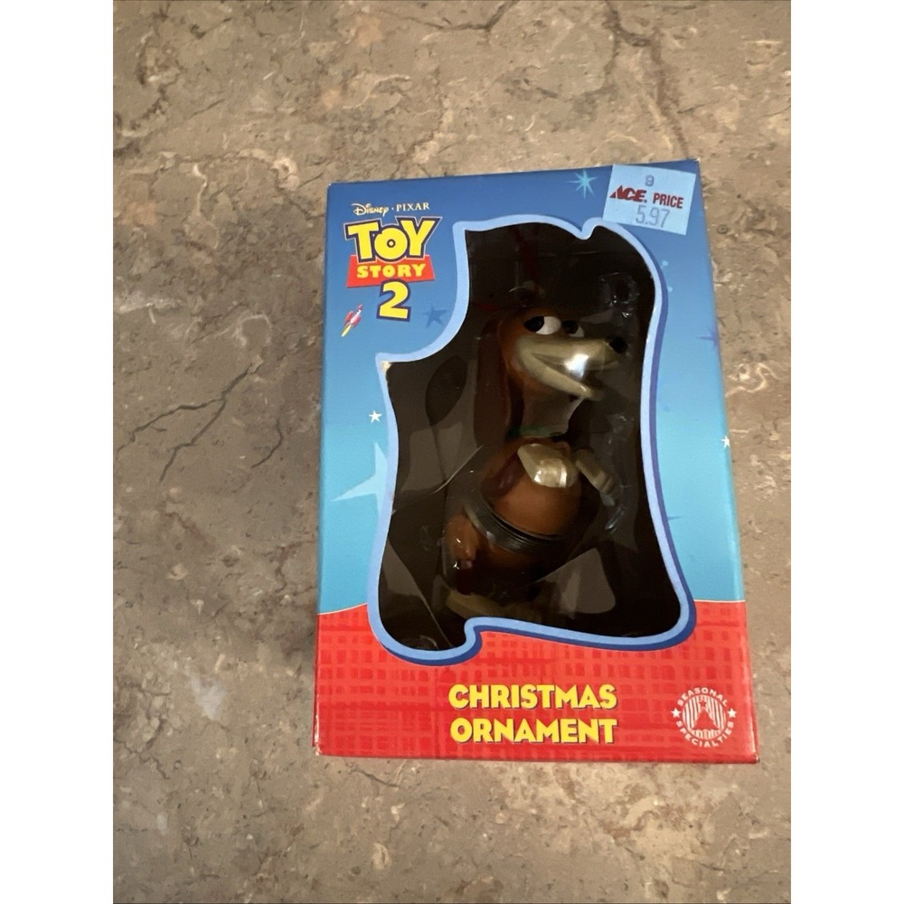 Toy Story 2 Pixar Disney Slinky, Dog Christmas Ornament Rare Sealed
